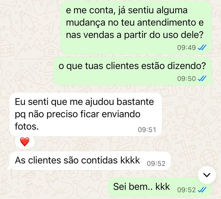 Depoimento de aluna