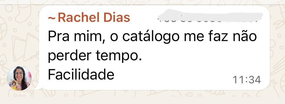 Depoimento de aluna