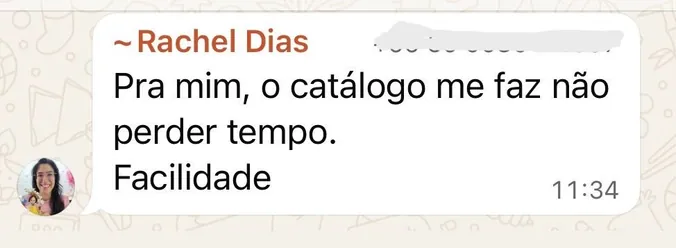 Depoimento de aluna