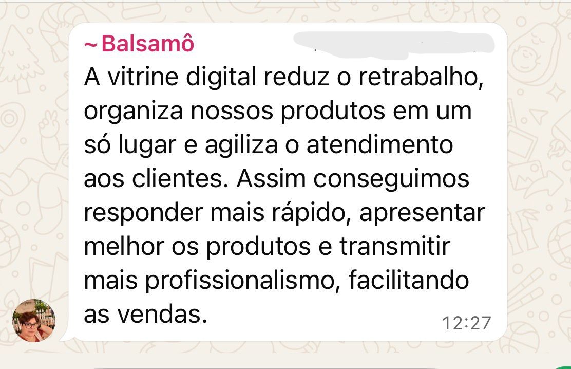 Depoimento de aluna
